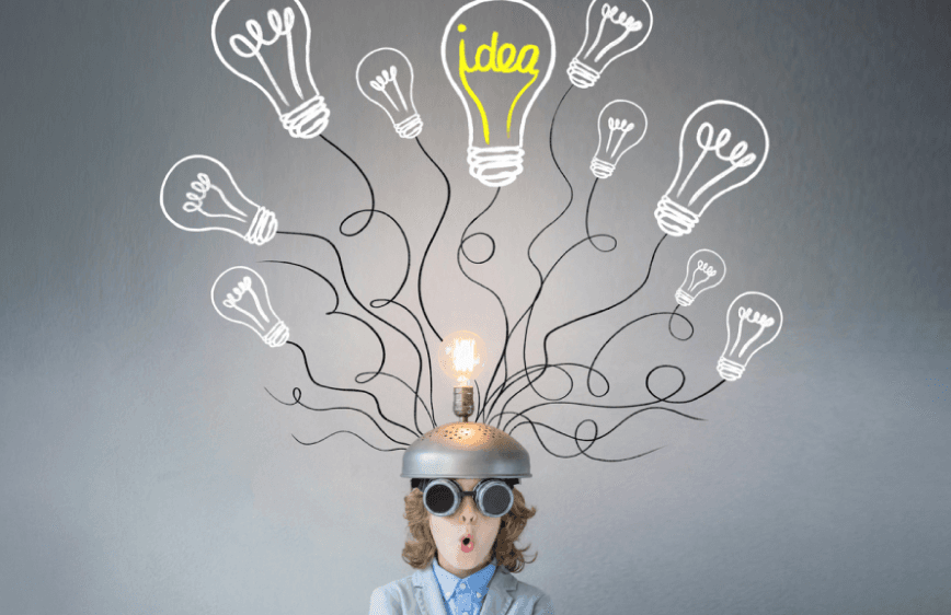 A curious learner imagining big ideas